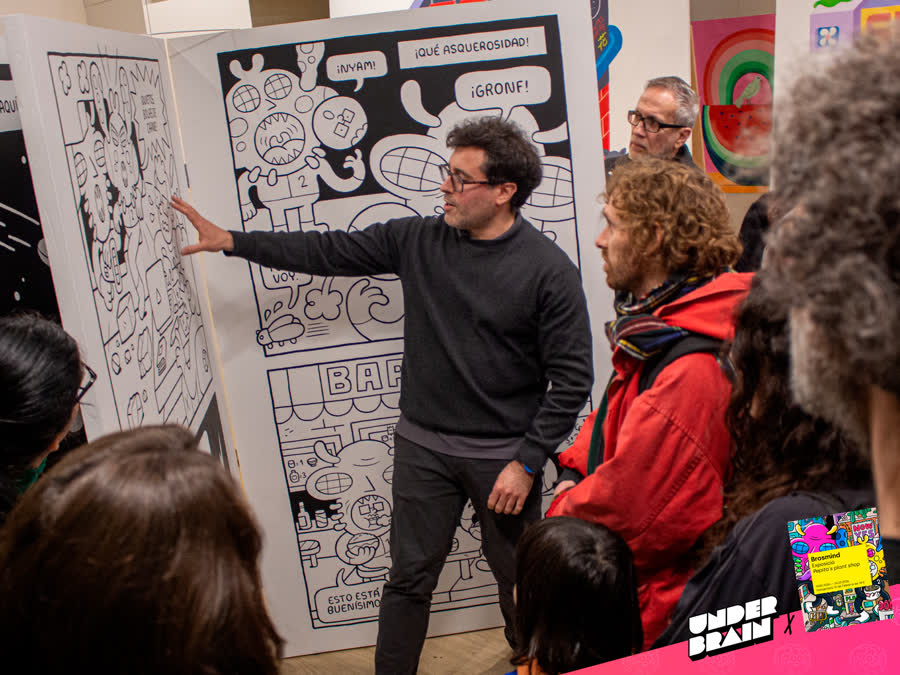 Inauguración de la Expo Pepita's Plant Shop de Brosmind en Taller Fosforito 4