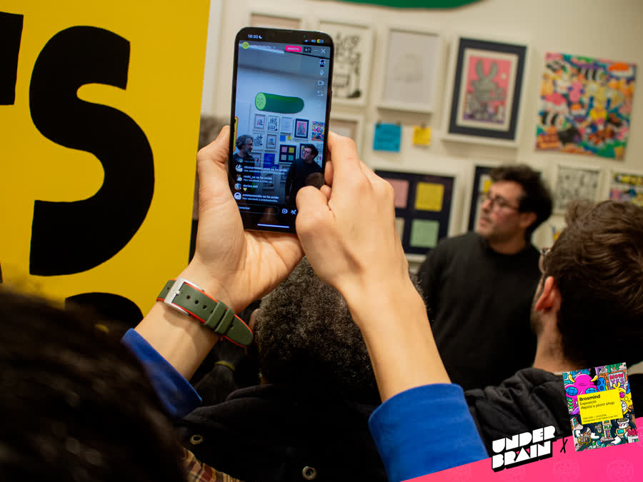 Inauguración de la Expo Pepita's Plant Shop de Brosmind en Taller Fosforito 7