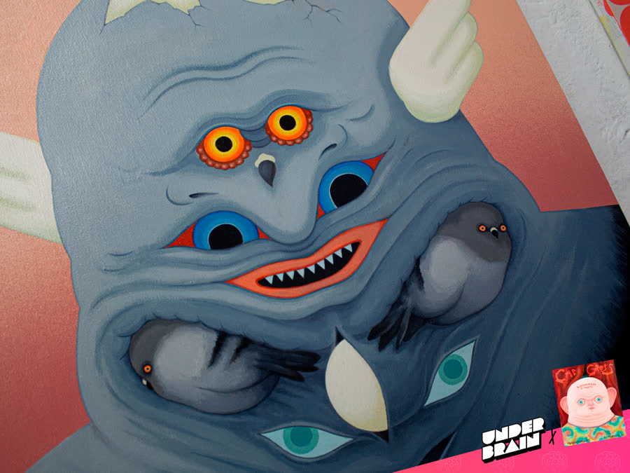 Detalle de una obra de Cristian Robles (4)