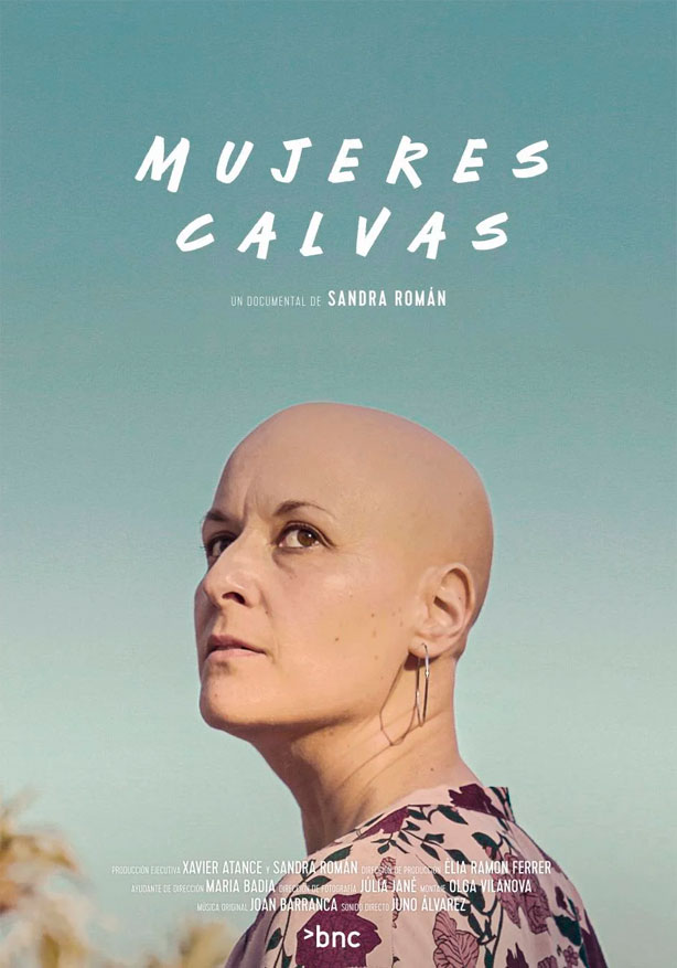 Cartel del documental «Mujeres calvas» de Sandra Román