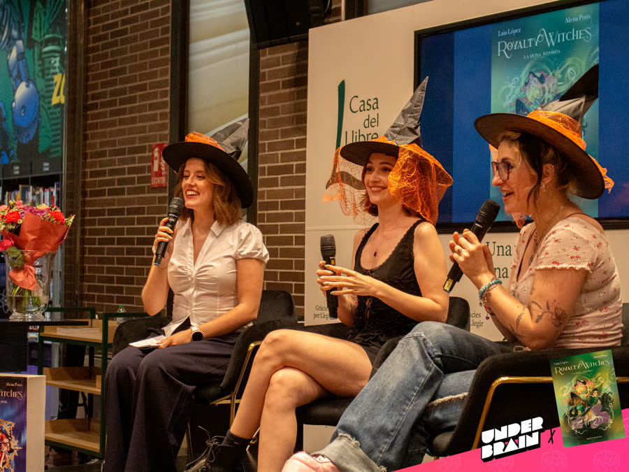 Presentación «Royalty Witches 3» de Laia López y Alena Pons, junto a Judit Mallol en Barcelona 10-06-2026 - 1