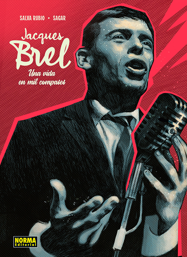 Portada de «Jacques Brel. Una vida en mil compases"