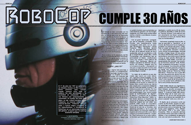 Robocop cumple 30 años