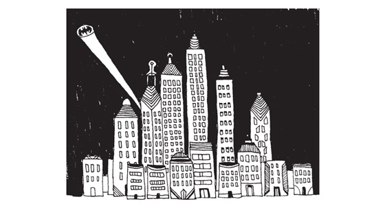 Gotham City, por B.Miró